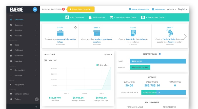 Barcode-friendly inventory management software
